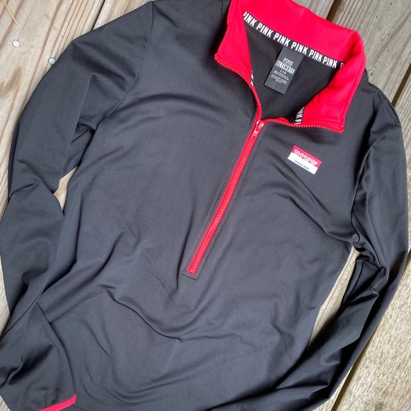 PINK Victoria's Secret Tops - Victoria’s Secret PINK Ultimate half zip sweater